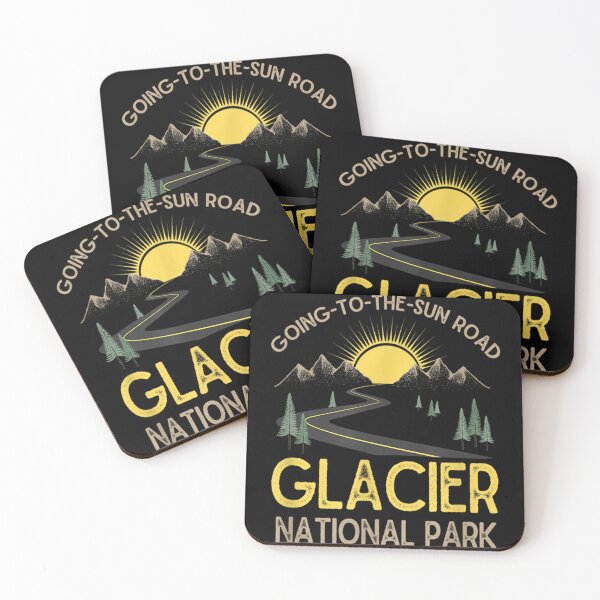 Item preview, Going-To-The-Sun Road Glacier National Park Retro Montana   designed and sold by NileTeez.