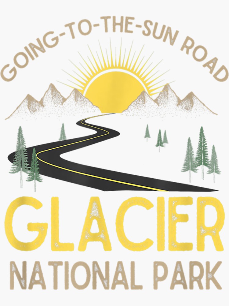 Travel Decal Glacier National Park "See America First" Vintage Sticker - Foto 4