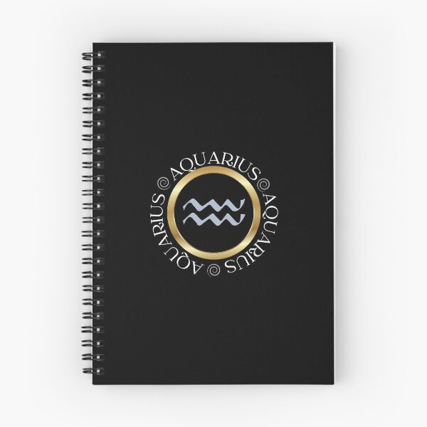 Item preview, Aquarius Symbol and Text Circle designed and sold by Hellofriendco.