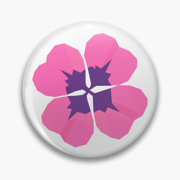 Artikelvorschau, Rosa Kleeblatt mit vier Blättern entworfen und verkauft von Peechowspets.
