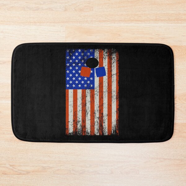 Item preview, American Flag Cornhole Bean Bag Toss Lawn Game designed and sold by TastefulTees.