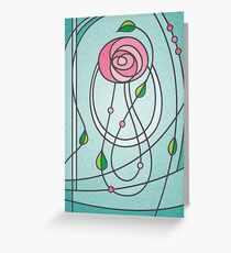 Mackintosh Rose Greeting Card