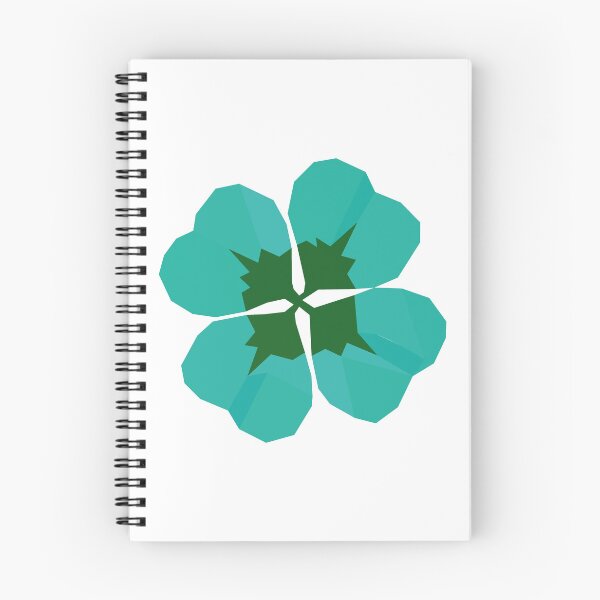 Item preview, Aqua Blue Four Leaf Clover Shamrock designed and sold by Peechowspets.