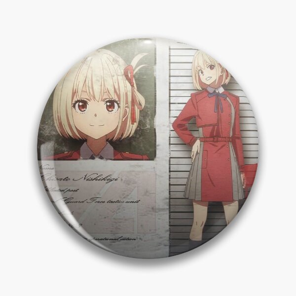 Item preview, Nishikigi Chisato - Lycoris Recoil designed and sold by Harukuradesu0.