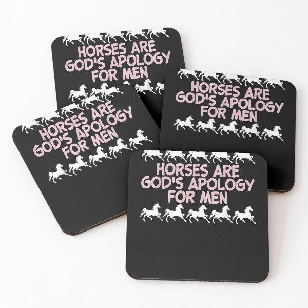 Item preview, Horses Are God's Apology For Men Apparel  designed and sold by vergiebee.