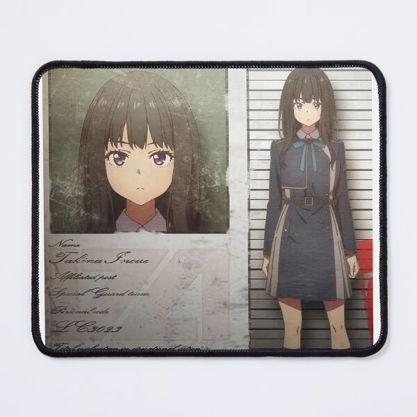 Item preview, Inoue Takina - Lycoris Recoil designed and sold by Harukuradesu0.