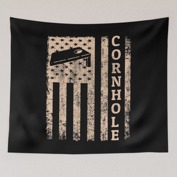 Item preview, American Flag Cornhole Bean Bag Toss Lawn Vintage designed and sold by TastefulTees.