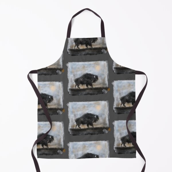 Item preview, Cool Bison Buffalo | Animal Art Print Painting Artwork designed and sold by SFK-workshop.