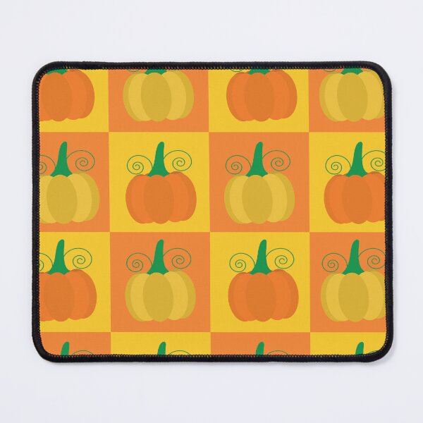 Item preview, Checkered Orange and Yellow Pumpkin pattern  designed and sold by Yasminepatterns .