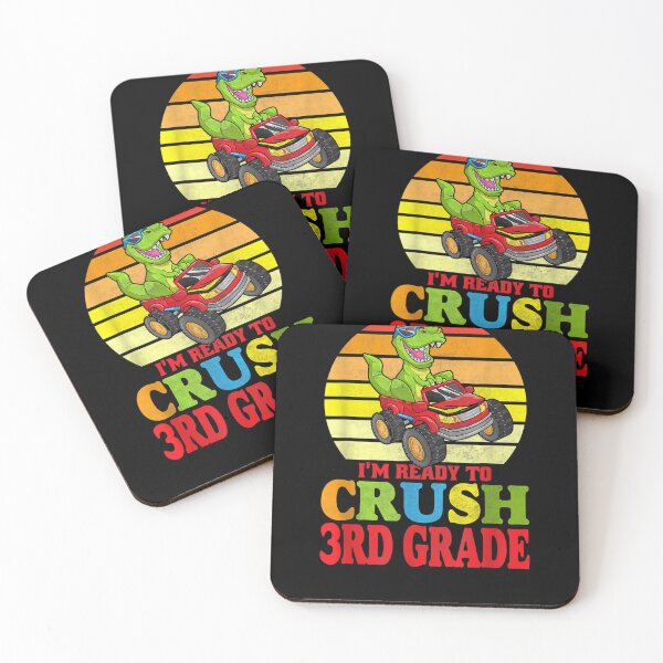 Item preview, I'm Ready To Crush 3rd Grade Dinosaur Back To School Retro  designed and sold by vergiebee.