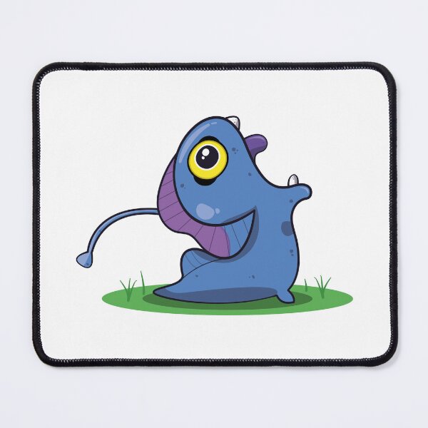 Item preview, The Sea Beast - Cute Blue Monster designed and sold by Necronder.