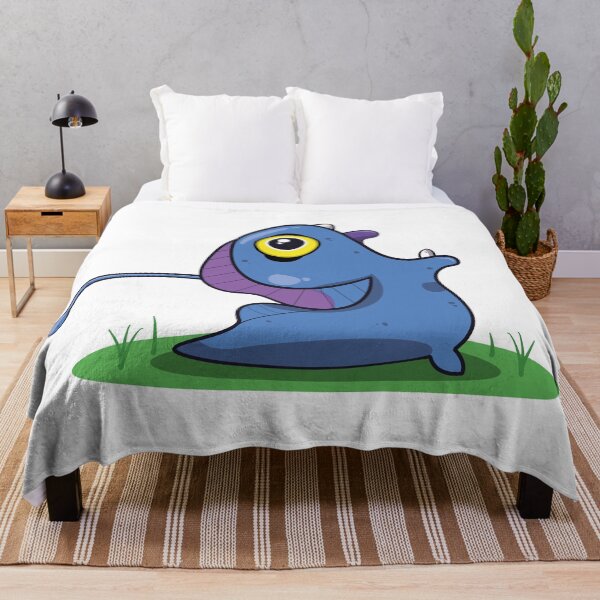 Item preview, The Sea Beast - Cute Blue Monster designed and sold by Necronder.