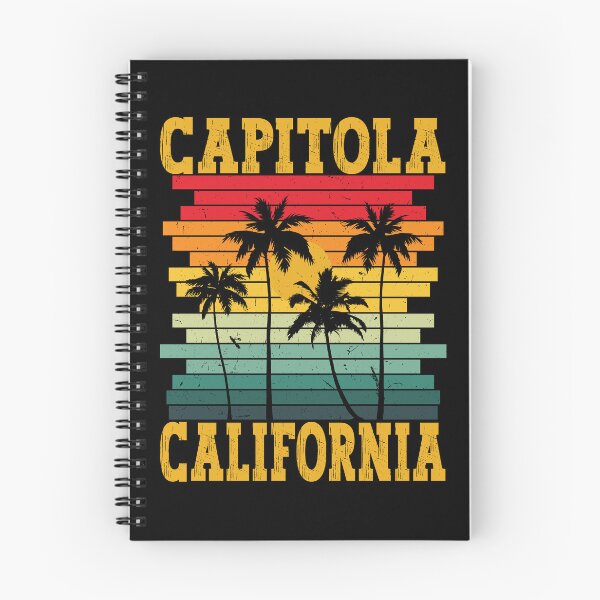 Item preview, Retro Capitola California USA Tropical Summer Palm Trees designed and sold by Elia-Art.