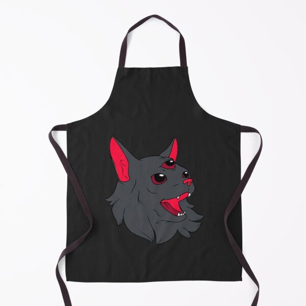 Item preview, Occult Three Eyed Demon Cat Red Grey designed and sold by everything4eva.
