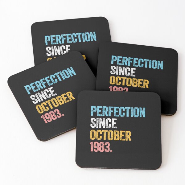 Item preview, PERFECTION SINCE OCTOBER 1983 40 Years Old Birthday Gift  designed and sold by w1ckerman.