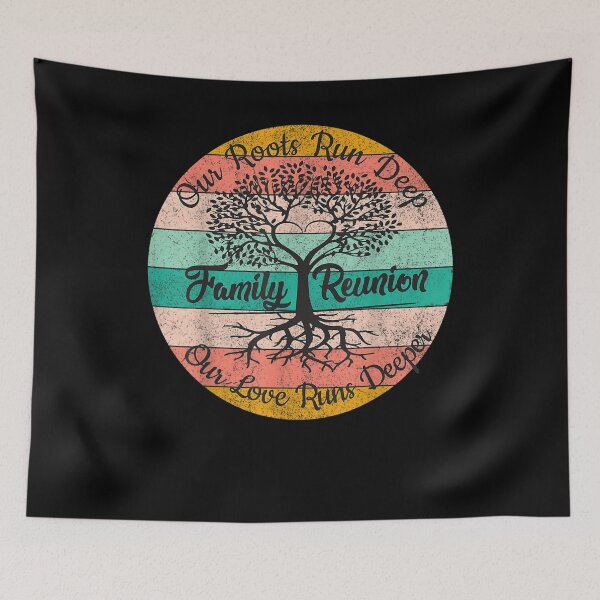 Item preview, Retro Our Roots Run Deep Vintage Matching Family Reunion  designed and sold by vergiebee.