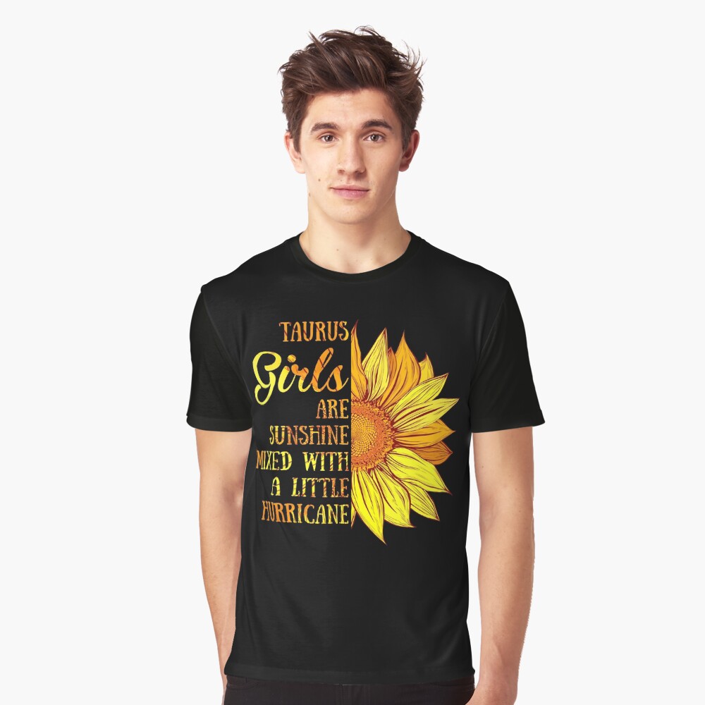 Taurus Girl Sunshine Hurricane Tshirt