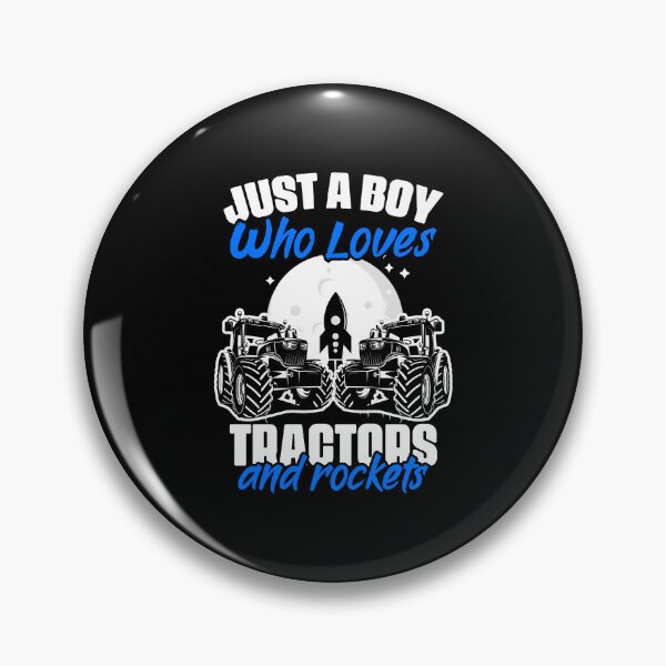 Item preview, Just A Boy Who Loves Tractors Funny Tractor And Rockets Fan designed and sold by Nessshirts.