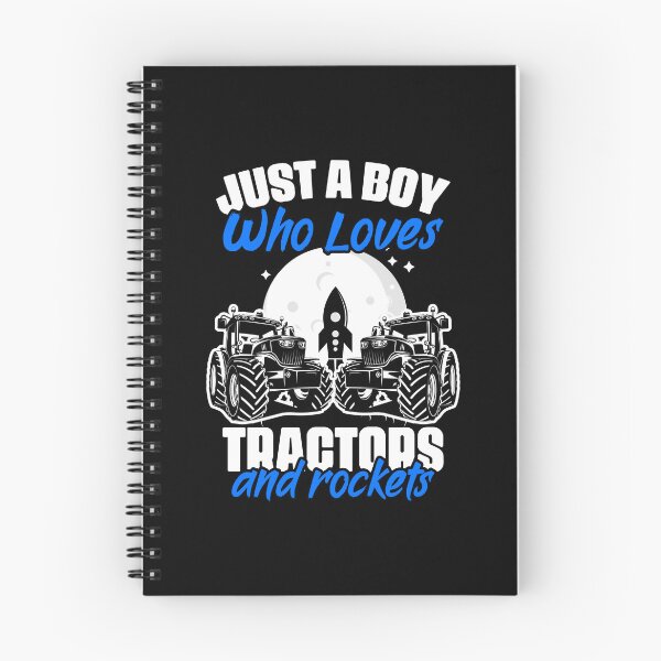 Item preview, Just A Boy Who Loves Tractors Funny Tractor And Rockets Fan designed and sold by Nessshirts.