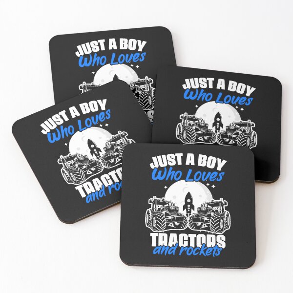 Item preview, Just A Boy Who Loves Tractors Funny Tractor And Rockets Fan designed and sold by Nessshirts.
