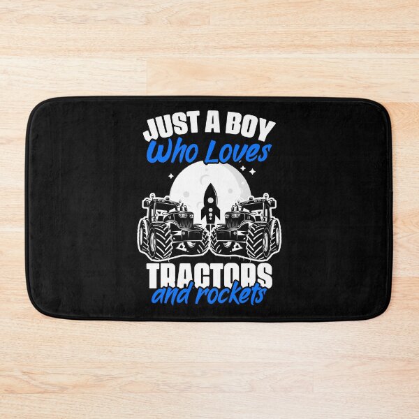 Item preview, Just A Boy Who Loves Tractors Funny Tractor And Rockets Fan designed and sold by Nessshirts.