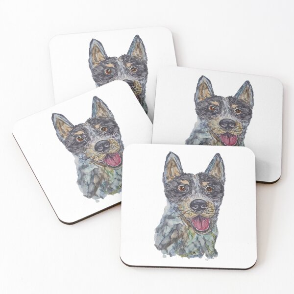 Item preview, Aussie Cattle Dog designed and sold by DaisyMaeInkArt.