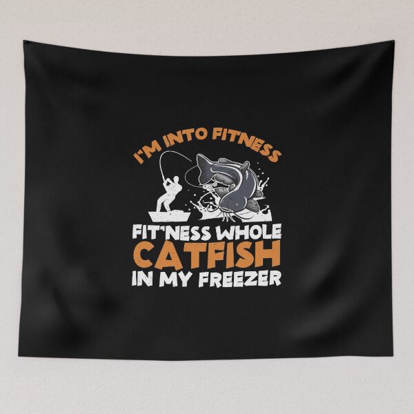 Item preview, I'm Into Fitness Funny Fishing Humor For Bottom Fish Anglers designed and sold by StrongShirts.