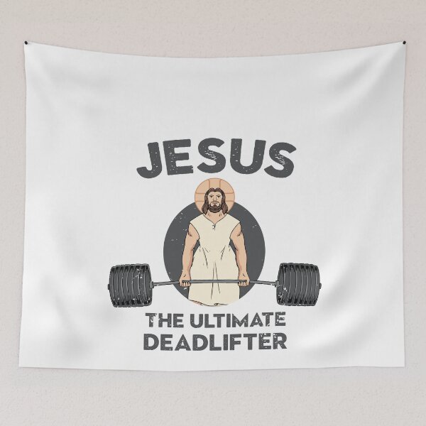 Item preview, Jesus Deadlift Design for God Believer Athlete designed and sold by mikkashirts.