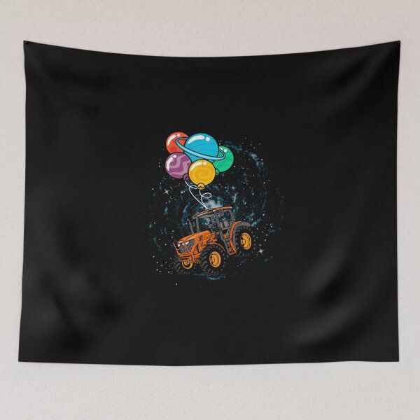 Item preview, Funny Planetary Ballons For An Outer Space Fan Tractor Lover designed and sold by Nessshirts.