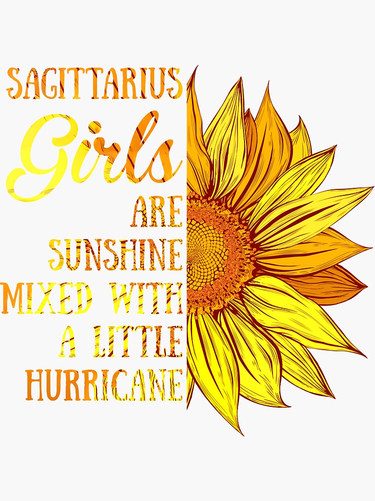 Sagittarius Girls Sunshine Mixed Hurricane Sunflower