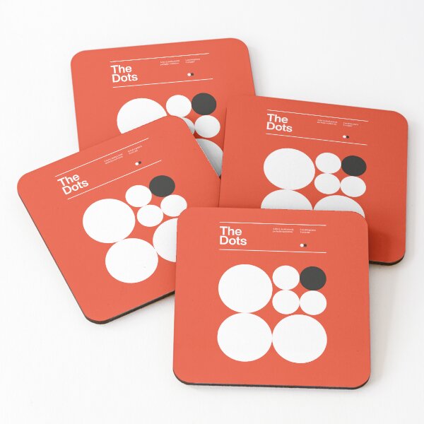 Item preview, The Dots - Minimalism dots typographic design - Helvetica - Swiss Graphic Design designed and sold by Sub88 Studio.