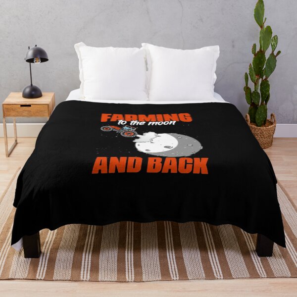 Item preview, To The Moon And Back Funny Farming Humor For A Tractor Lover designed and sold by Nessshirts.