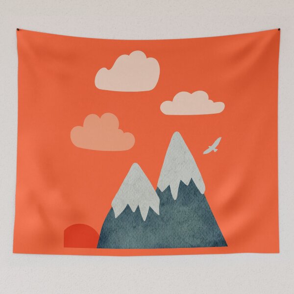 Aperçu de l'œuvre Collection Vue sur la montagne au coucher du soleil créée et vendue par Holyhands.