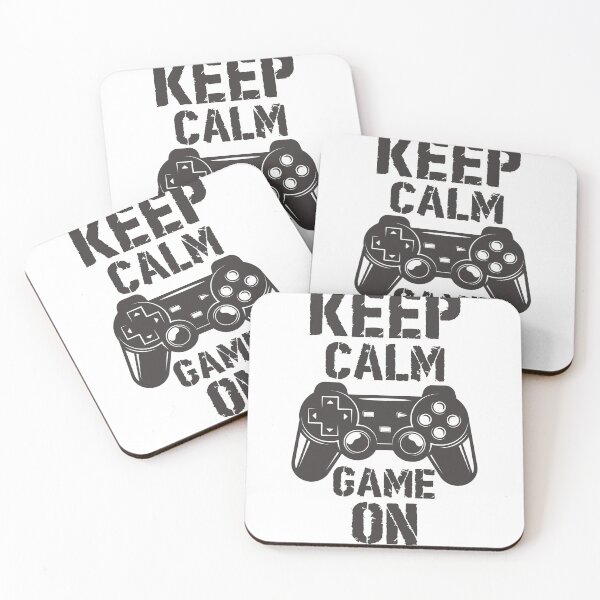 Item preview, Keep calm and game on  designed and sold by Majesticoo.