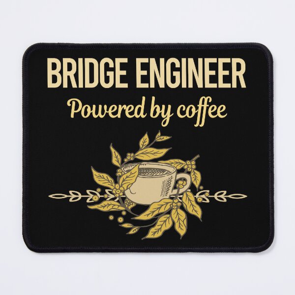 Item preview, Powered By Coffee Bridge Engineer designed and sold by toniabrendaom.