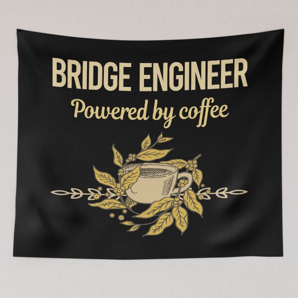Item preview, Powered By Coffee Bridge Engineer designed and sold by toniabrendaom.
