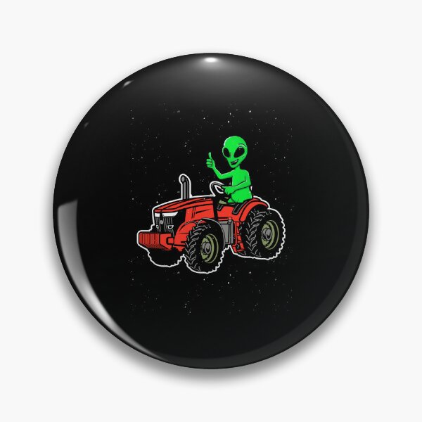 Item preview, Funny Alien Tractor Operator For An Extraterrestrial Lover designed and sold by Nessshirts.