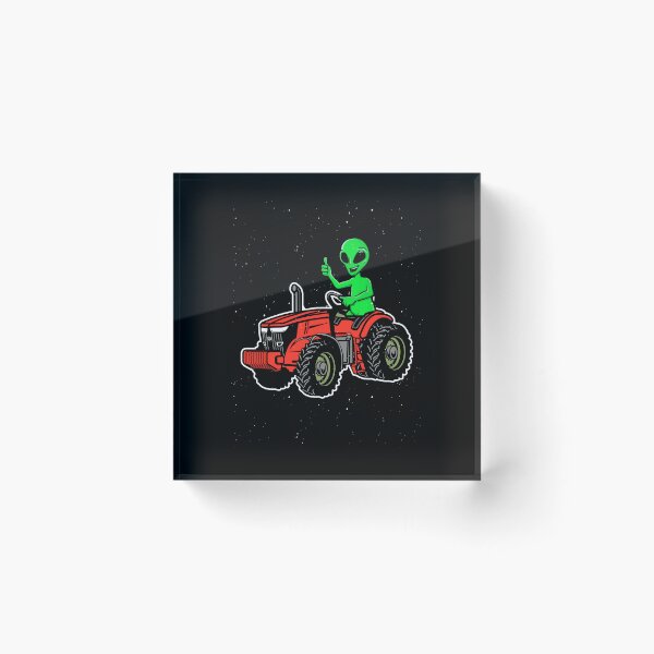 Item preview, Funny Alien Tractor Operator For An Extraterrestrial Lover designed and sold by Nessshirts.