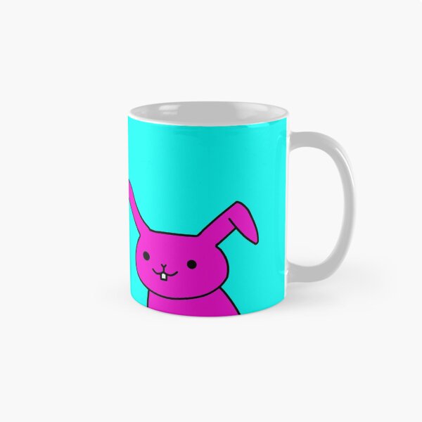 Item preview, Cartoon Rabbit Pink Blue Pattern designed and sold by Flowchart.
