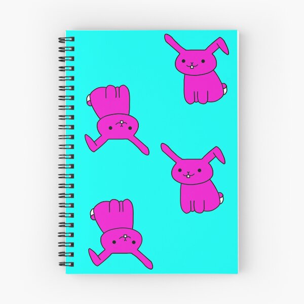 Item preview, Cartoon Rabbit Pink Blue Pattern designed and sold by Flowchart.