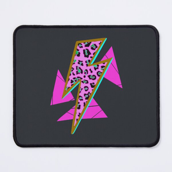 Item preview, Pink gold leopard print lightening bolt  designed and sold by Deez Direct.