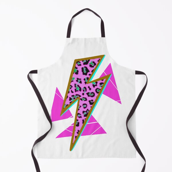 Item preview, Pink gold leopard print lightening bolt  designed and sold by Deez Direct.