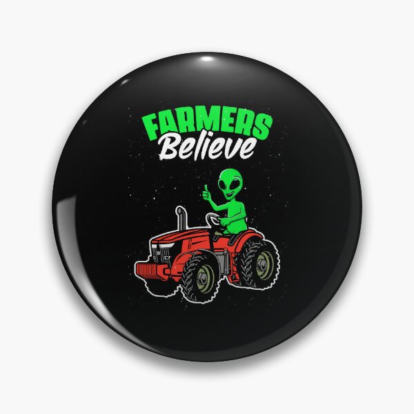 Item preview, Funny Alien Believers Tractor Operator For Outer Space Fans designed and sold by Nessshirts.