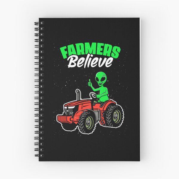 Item preview, Funny Alien Believers Tractor Operator For Outer Space Fans designed and sold by Nessshirts.