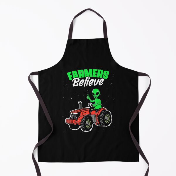 Item preview, Funny Alien Believers Tractor Operator For Outer Space Fans designed and sold by Nessshirts.