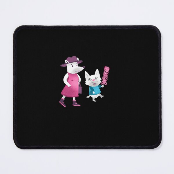 Item preview, White dogs going to market with fairy floss designed and sold by jasmineberry.