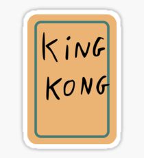 King Kong Karte von Inglorious Basterds Sticker
