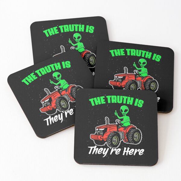 Item preview, The Truth Funny Outer Space Alien Believers For Tractor Fans designed and sold by Nessshirts.