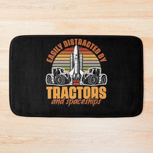 Item preview, Easily Distracted By Tractors Funny Farmers Spaceship Lover designed and sold by Nessshirts.