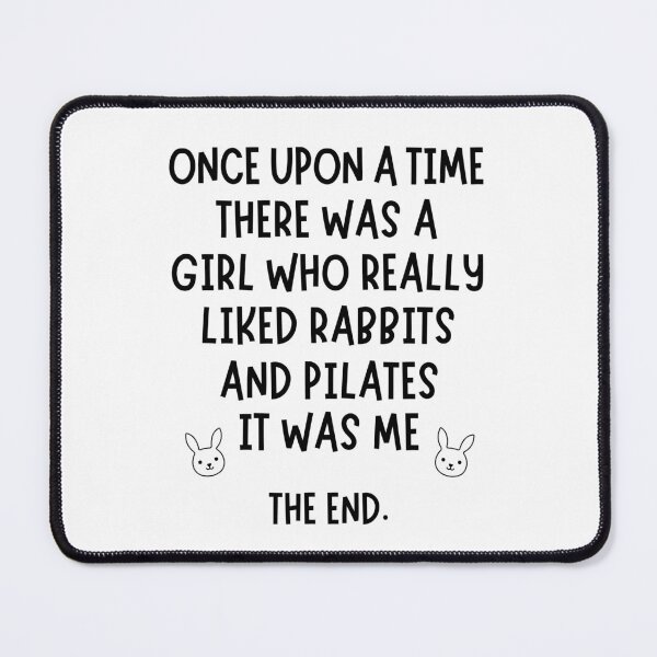 Item preview, A girl who really liked pilates and rabbits. designed and sold by TheGreenGoat.
